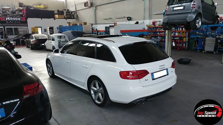 Mappatura Top Speed Garage su Audi A4 2.0 TDI (143cv stock).