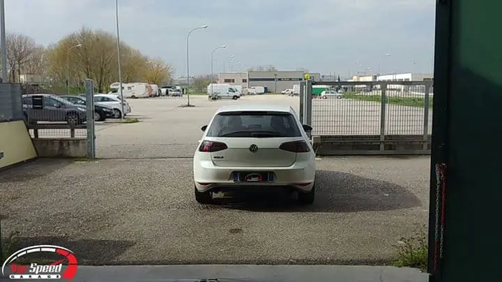 Eliminazione fap e catalizzatore di serie e terminale solo tubo su VW Golf 7 1.6…