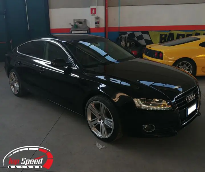 Assetto composto da ammortizzatori  #Bilstein b6 su questa splendida  #Audi  #A5…