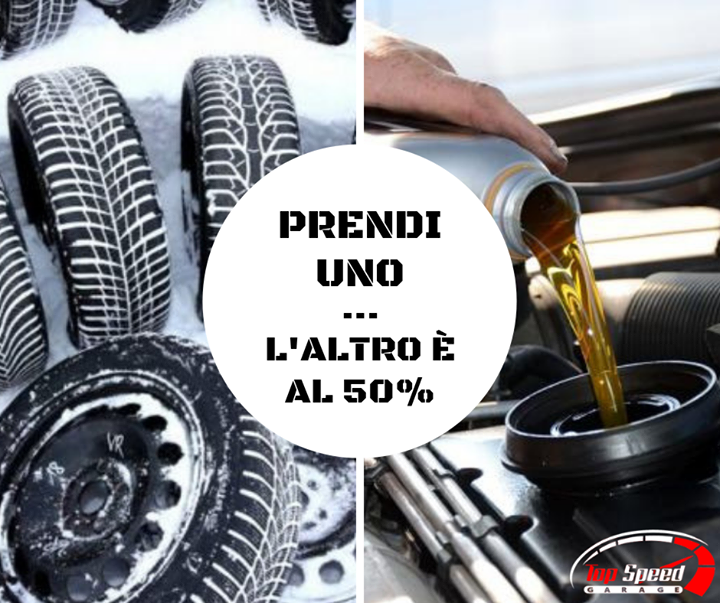 [OFFERTA AUTUNNO 2018]
️Tempo di gomme invernali? 
‍E’ il momento del tagliando …